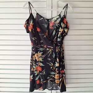 Love & Other Things Wrap Mini Dress